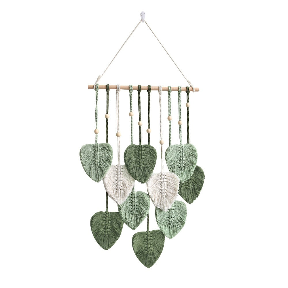 Creative Hand Woven Bohemian Leaf Wall Decoration