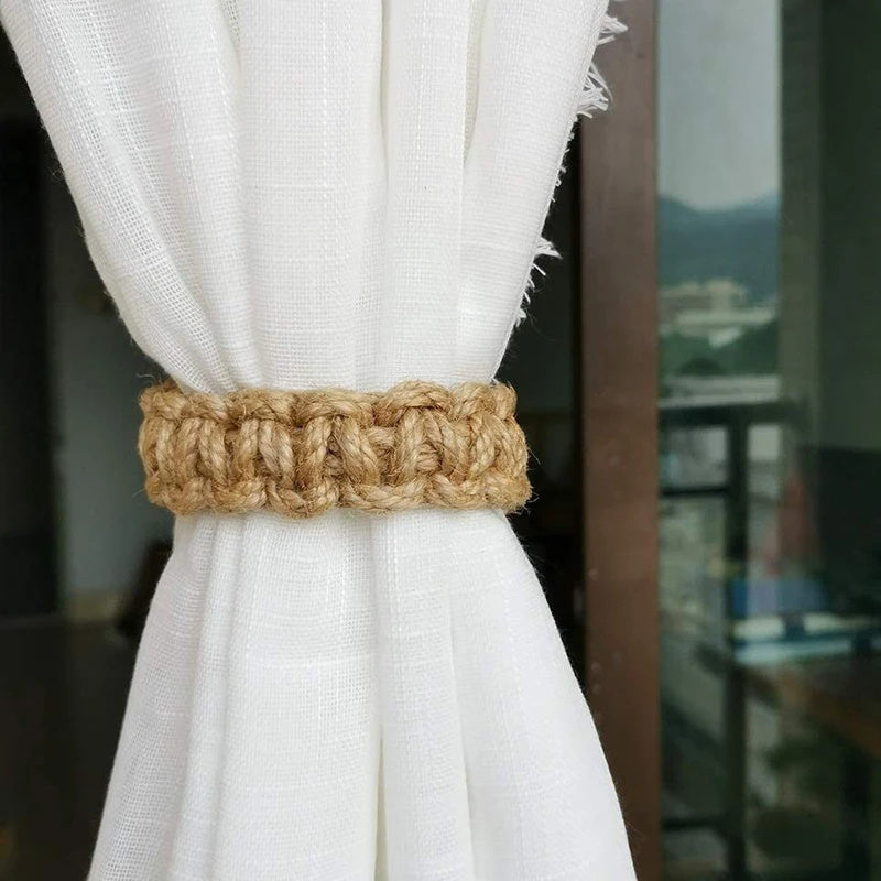 Handmade Hemp Rope Curtain Strap