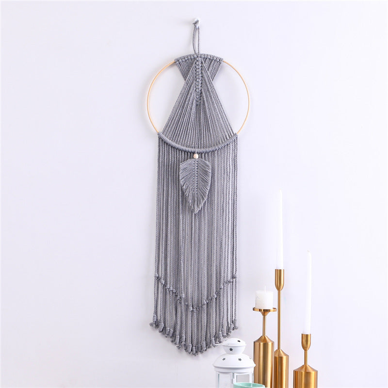 Leaf Macramé Wall Hanging Tapestry