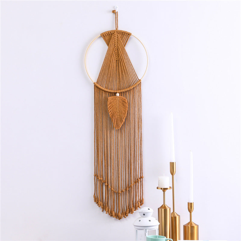 Leaf Macramé Wall Hanging Tapestry