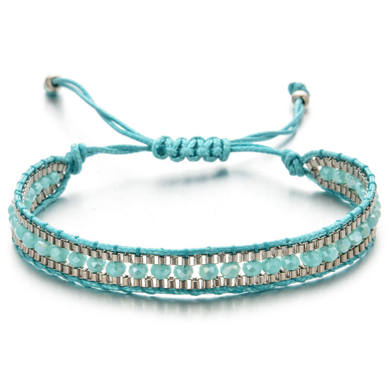 Hand-woven good luck bracelet