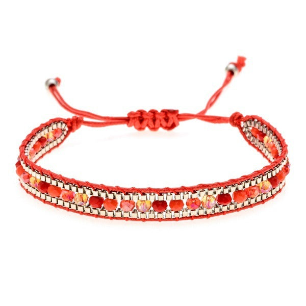 Hand-woven good luck bracelet