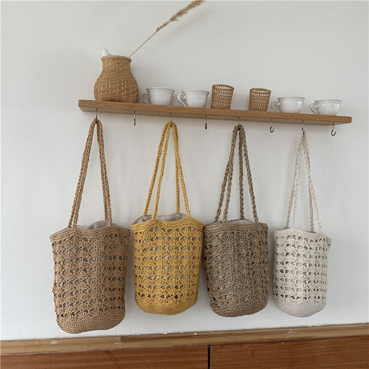 Handmade Hemp Rope Woven Women's Bag