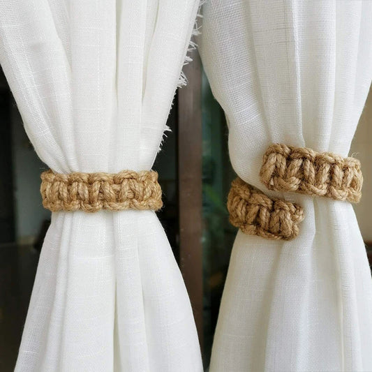 Handmade Hemp Rope Curtain Strap