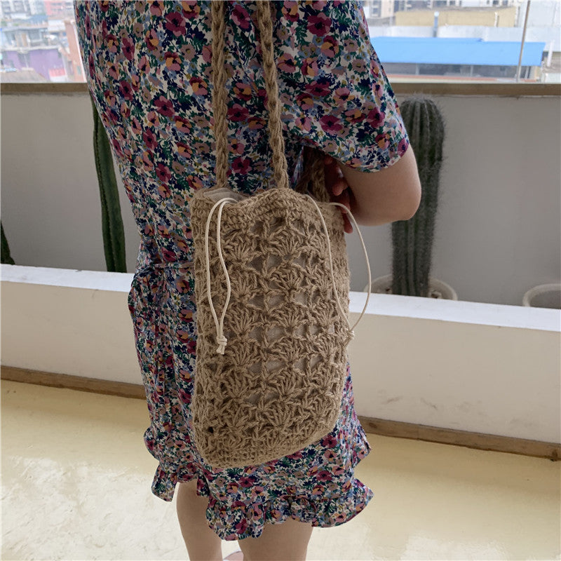 Handmade Hemp Rope Woven Women's Bag